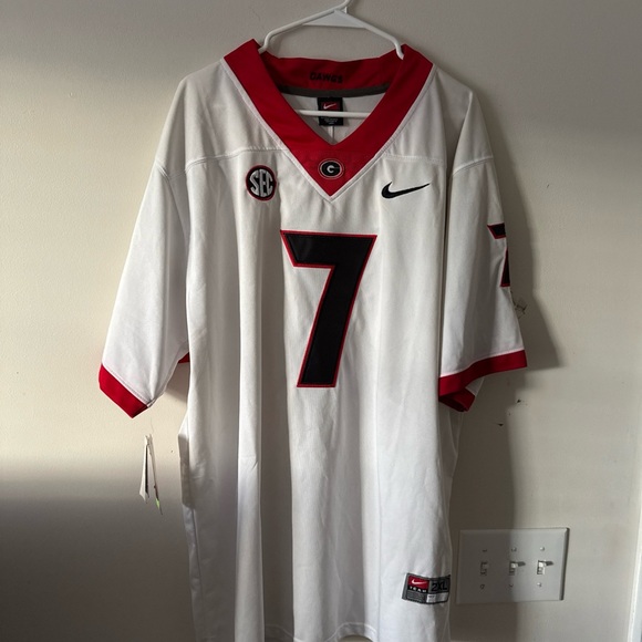 Nike Other - MEN’S NIKE GEORGIA BULLDOGS D’ANDRE SWIFT #7 JERSEY SZ 2XL - WHITE NWT